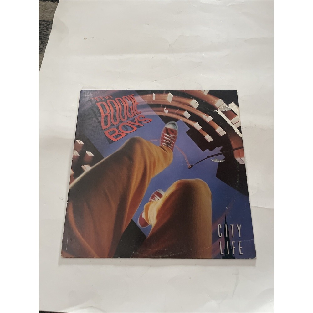 THE BOOGIE BOYS "City Life" VINTAGE 'PROMO' VINYL LP ©1985 w/ A FLY GIRL ~